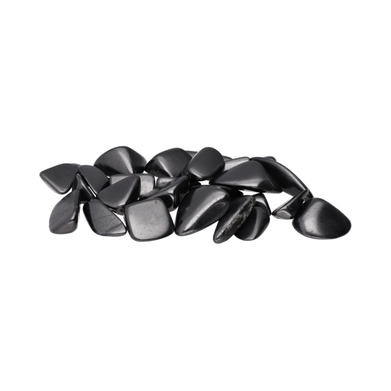 Pietre levigate di shungite lucidate 5x7 cm (500 g)