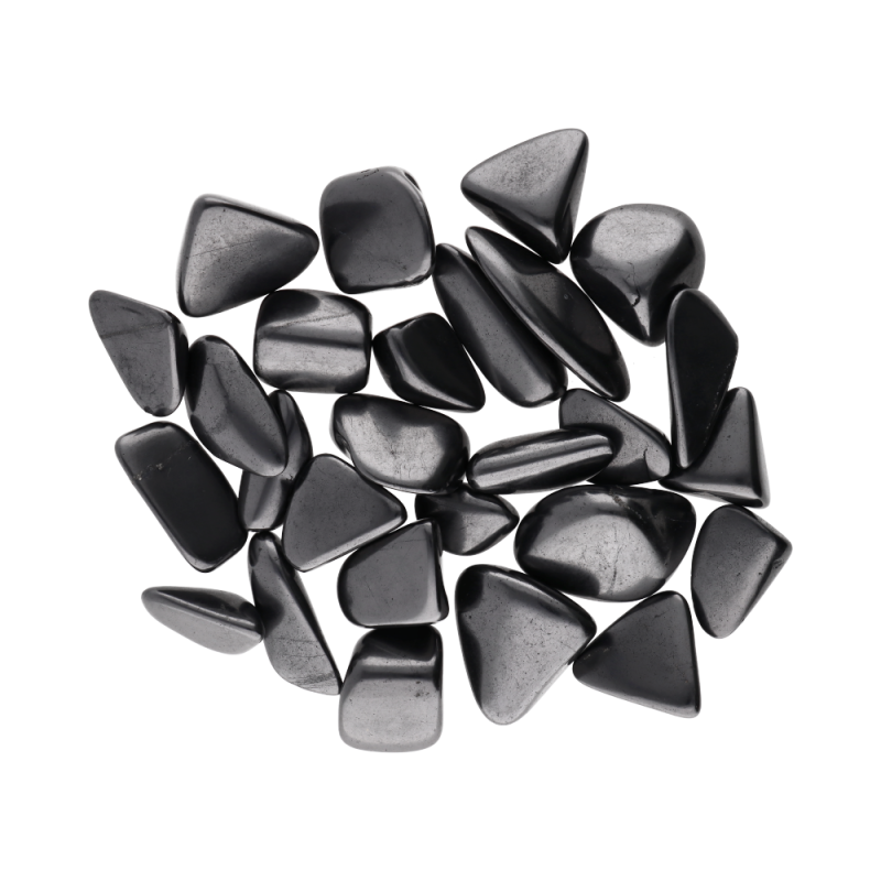 Pietre levigate di shungite lucidate 5x7 cm (500 g)