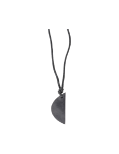 Semi-Circle Shungite Pendant