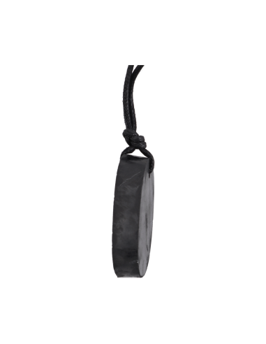 Pendente ovale grande in shungite