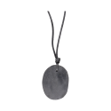 Grand pendentif ovale en shungite