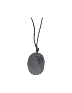 Grande Pingente Oval Shungite