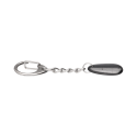 Porte-clés en shungite rhodié