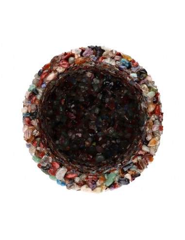 Porta Candele Miscela di Minerali Grande