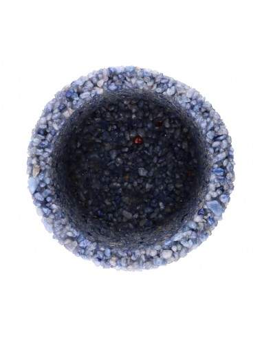 Portacandele in chip di grande quarzo...