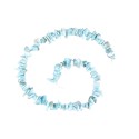 Larimar Thread Chip 5x10mm