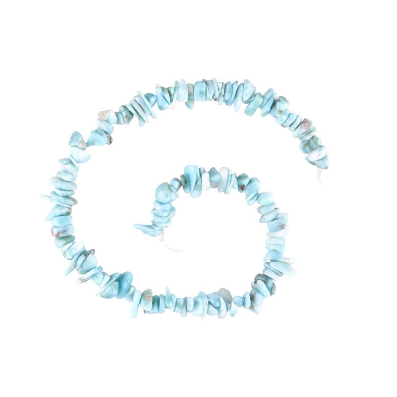 Filo di Larimar Chip di 5x10mm