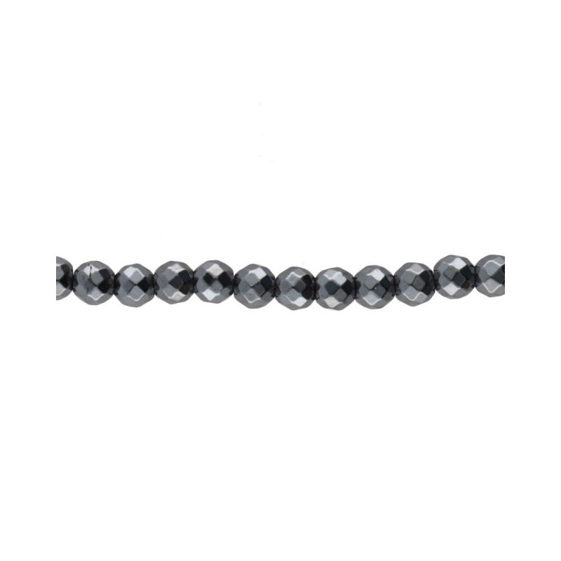 Filo di Ematite a Sfere Faccettate da 6mm | Vives de la Cortada