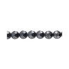 Boules à facettes en fil d'hématite 10mm