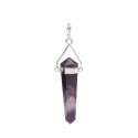 Amethyst Pendant with Bitermined Amethyst