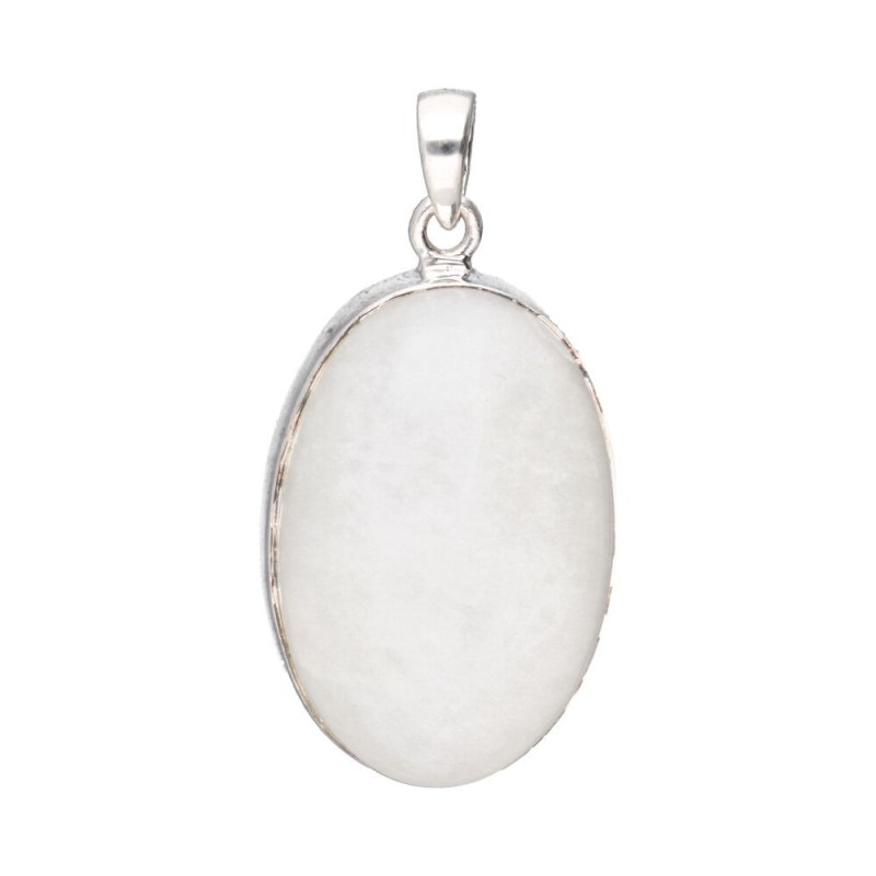 Pendente in Adularia in Argento Sterling 925 (28D)