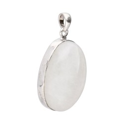 Pendente in Adularia in Argento Sterling 925 (28D)