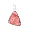 Random Shape Rhodochrosite Pendant in 925 Sterling Silver