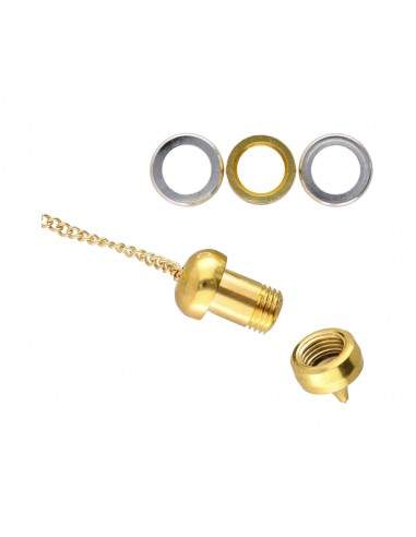 Pendule Osiris en bronze et argent...