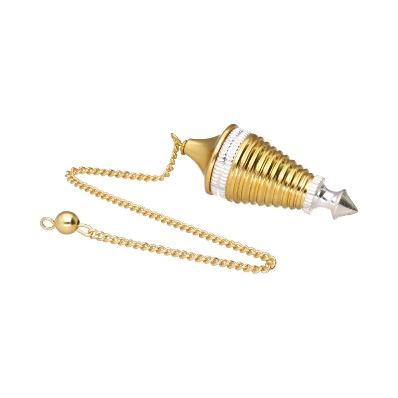 Pendolo Radion Striato in Bronzo e Bagno d'Argento (PEND9)