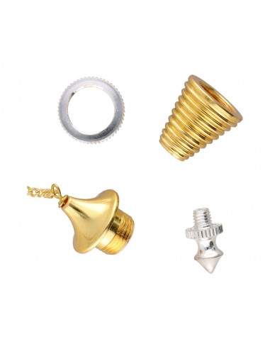 Pêndulo de rádio estriado em bronze...