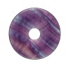 Donut grande de fluorite arco-íris