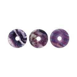 Donut grande de fluorite arco-íris