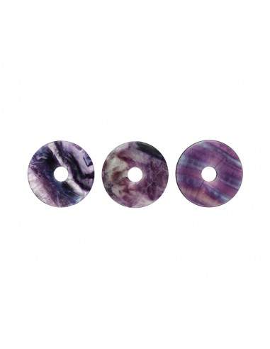 Grande Donut in Fluorite Arcobaleno
