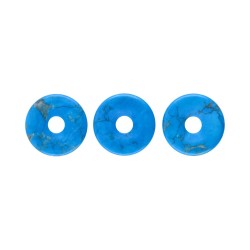 Howlite Médio Tingido Donut (Turquenite)