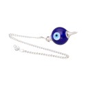Silver Plated Turkish Eye Pendulum (PEND96)