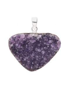 Amethyst Druse Pendant in...