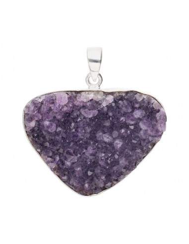 Ciondolo con Drusa di Ametista in...