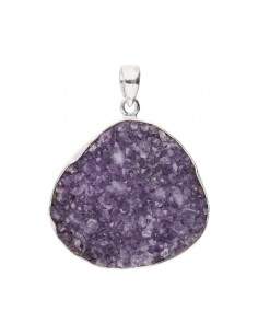 Amethyst Druse Pendant in...