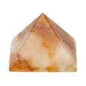 Pyramide de quartz hématoïde 2.5x2.5cm