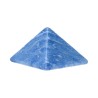 Pyramide de quartz bleu 2.5x2.5cm