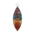 Resin Eye Pendant with Chakras