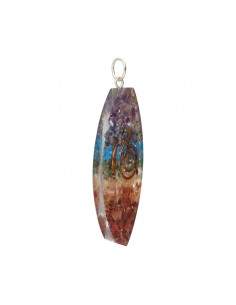 Resin Eye Pendant with Chakras 2