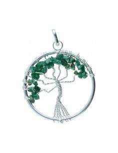 Silver Plated Emerald Tree...