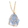 Rough Blue Quartz Pendant