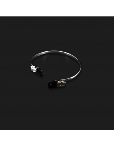 Bracelet de Tourmaline noire brute...