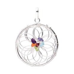 Pendente Sogni d'Oro Spirale con Chakra