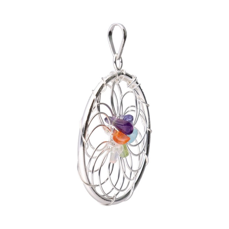 Pendente Sogni d'Oro Spirale con Chakra