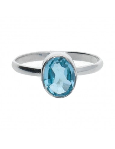 Anello di Topazio sfaccettato grande...