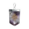Amethyst Infinity Knot Pendant in Silver Plating