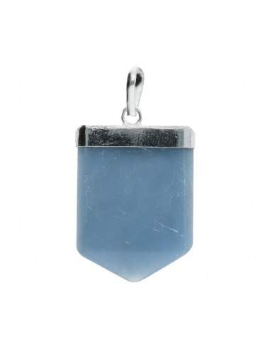 Quartz Bleu Nœud Infini Pendentif...