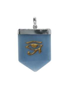 Blue Quartz Horus Eye in...