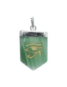 Green Quartz Horus Eye in...