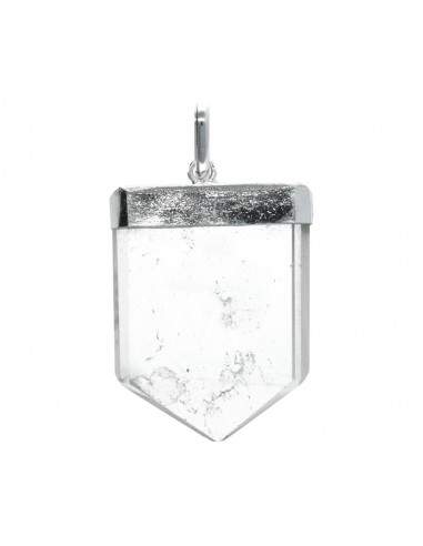 Flower of Life Quartz Pendant in...