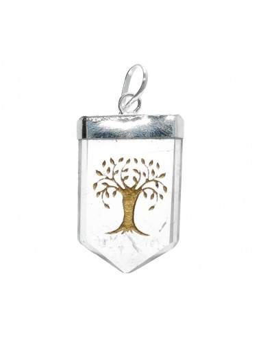 Colgante di Quarzo Albero della Vita...