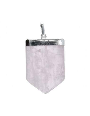 Pendente Mãe Terra em Quartzo Rosa...