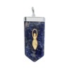 Mother Earth Sodalite Pendant in Silver Plating