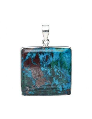 Ciondolo in shattuckite in argento...