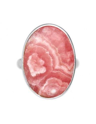 Anello ovale casuale di Rodocrosite...