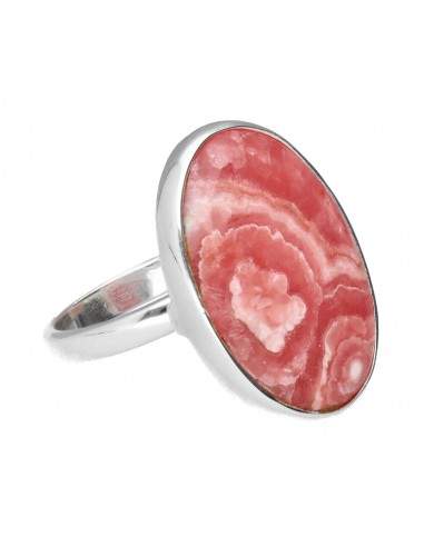 Anello ovale casuale di Rodocrosite...