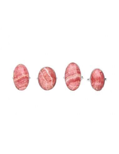 Anello ovale casuale di Rodocrosite...